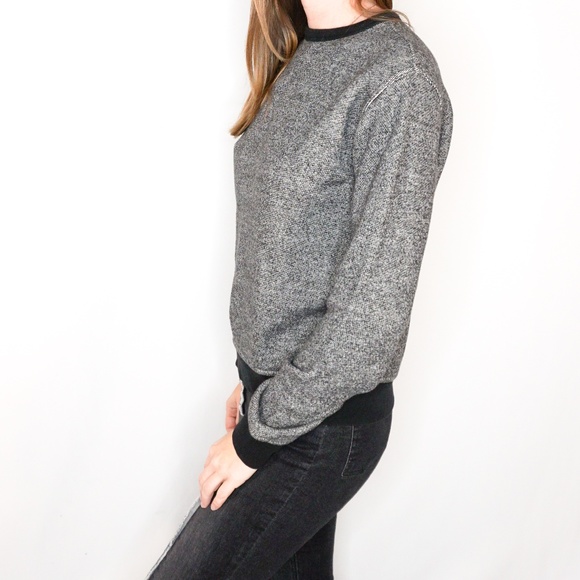 T ALEXANDER WANG Heather Grey Pullover Sweater Top - Picture 4 of 7